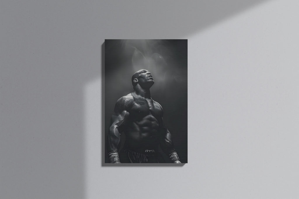 GeekCultcha Boxing Champion Themed Premium Canvas Painting