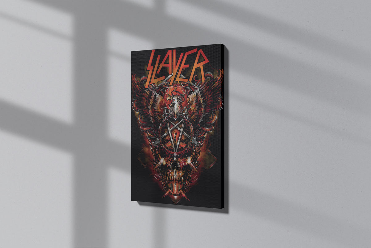 GeekCultcha Slayer Canvas Painting Dark Design