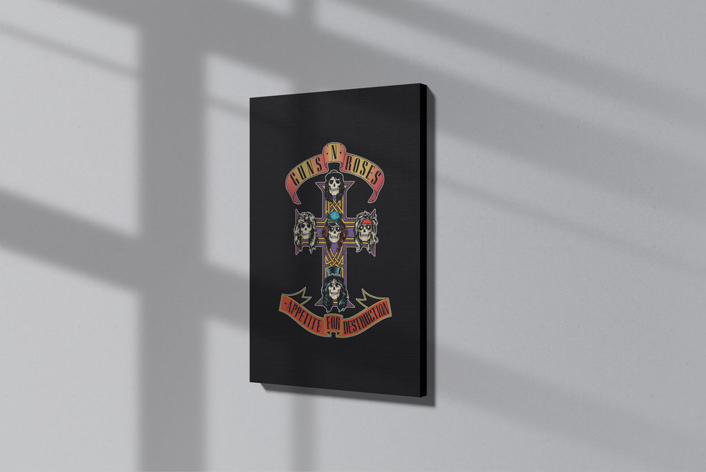 GeekCultcha Guns N' Roses Appetite for Destruction Premium Canvas Print