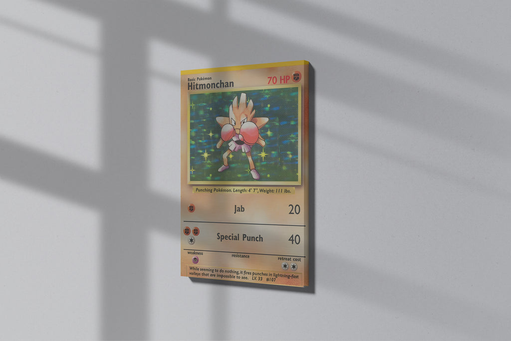 GeekCultcha Pokémon Hitmonchan Premium Canvas Print