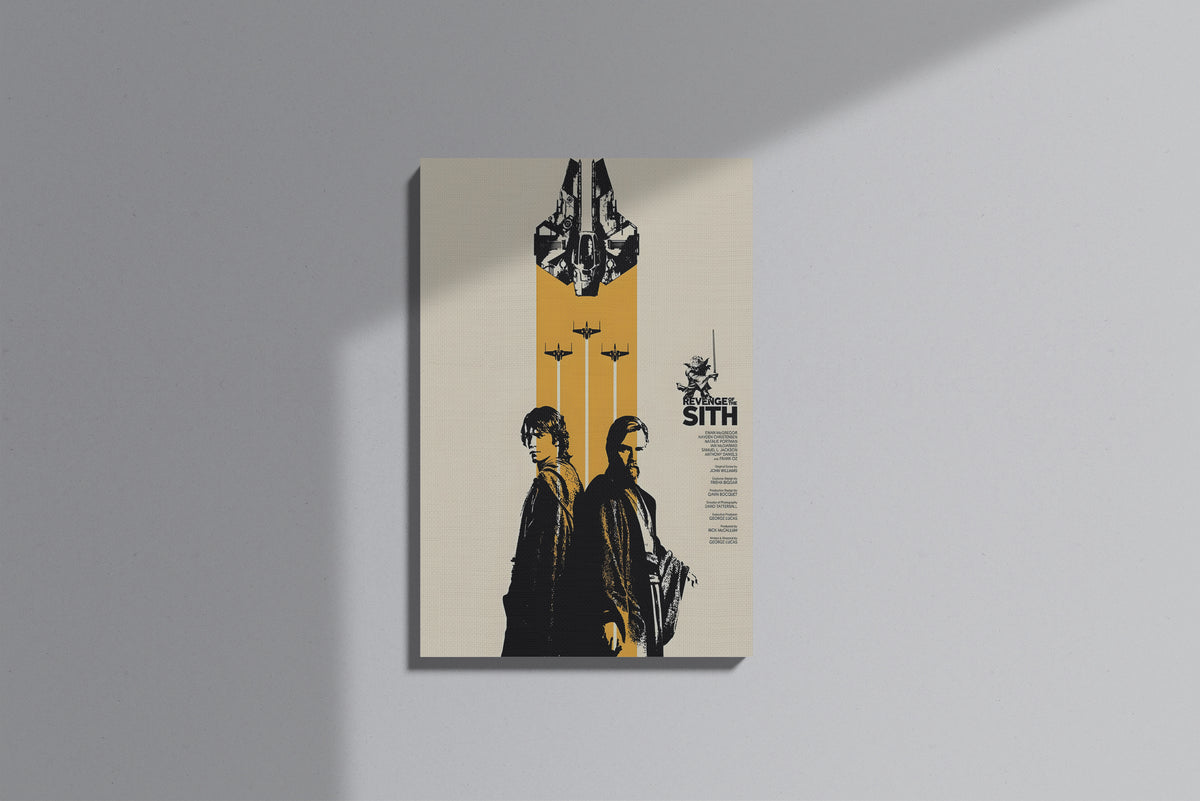 GeekCultcha Star Wars Revenge of the Sith Premium Canvas Print