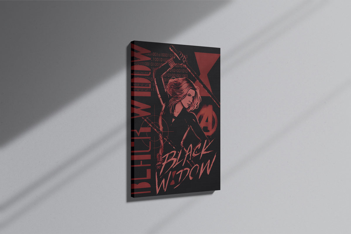 GeekCultcha Marvel Black Widow Premium Canvas Print