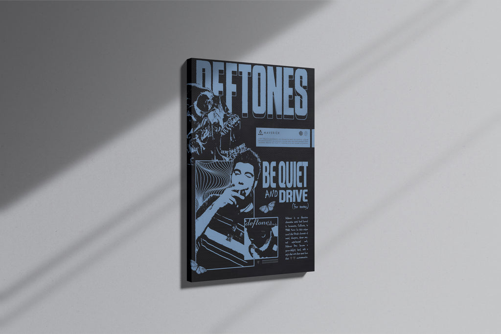 GeekCultcha Deftones Be Quiet and Drive Premium Canvas Print