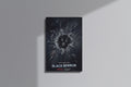 GeekCultcha Black Mirror Premium Canvas Painting Broken Glass Theme