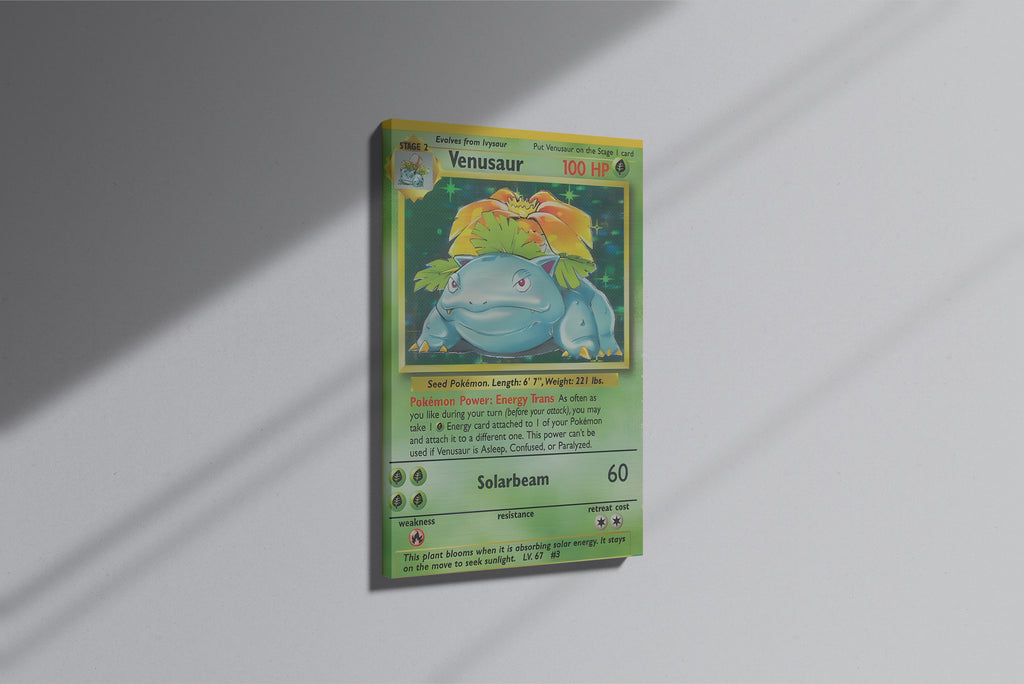 GeekCultcha Pokémon Venusaur Collection Premium Canvas Print
