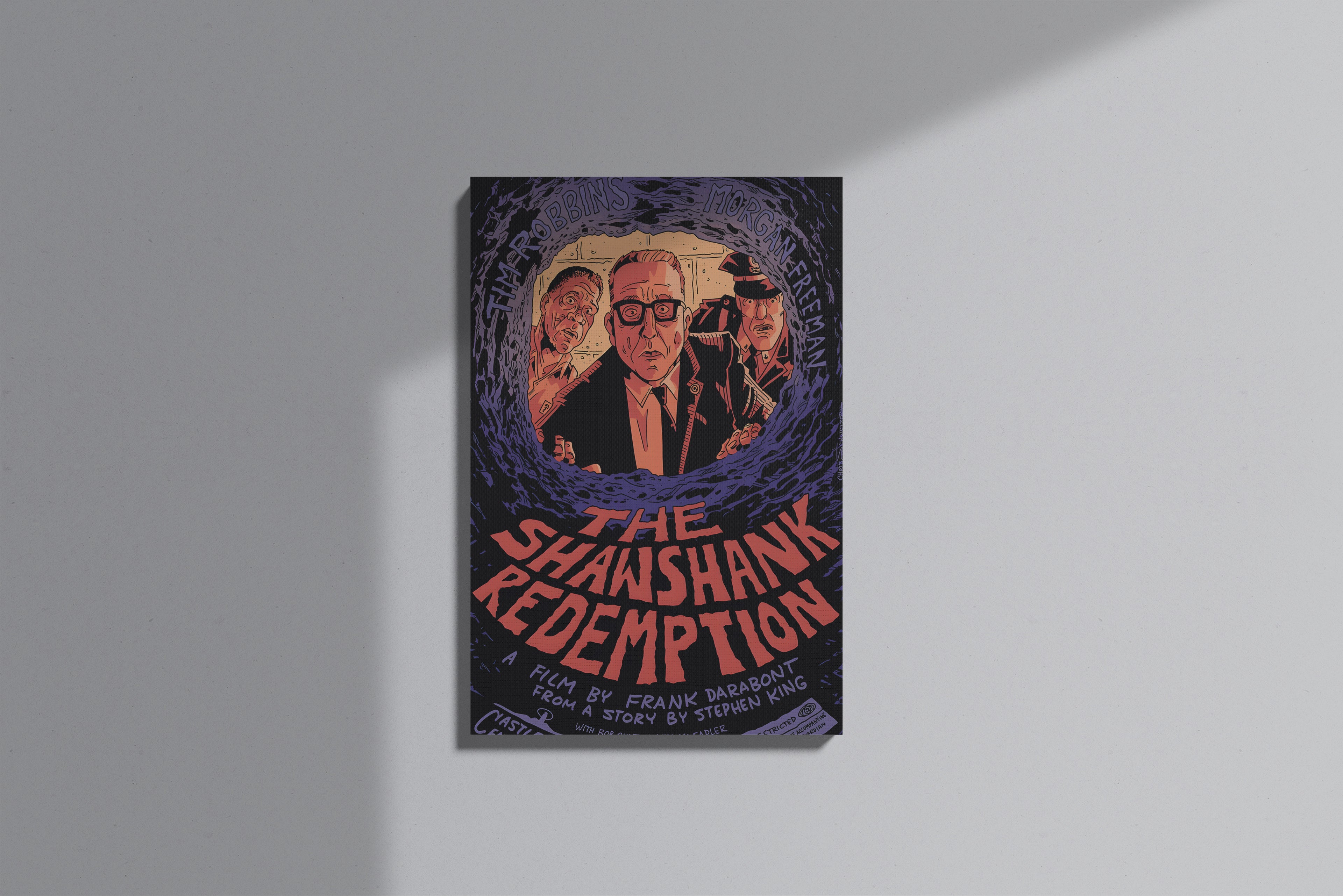 GeekCultcha The Shawshank Redemption Premium Canvas Print