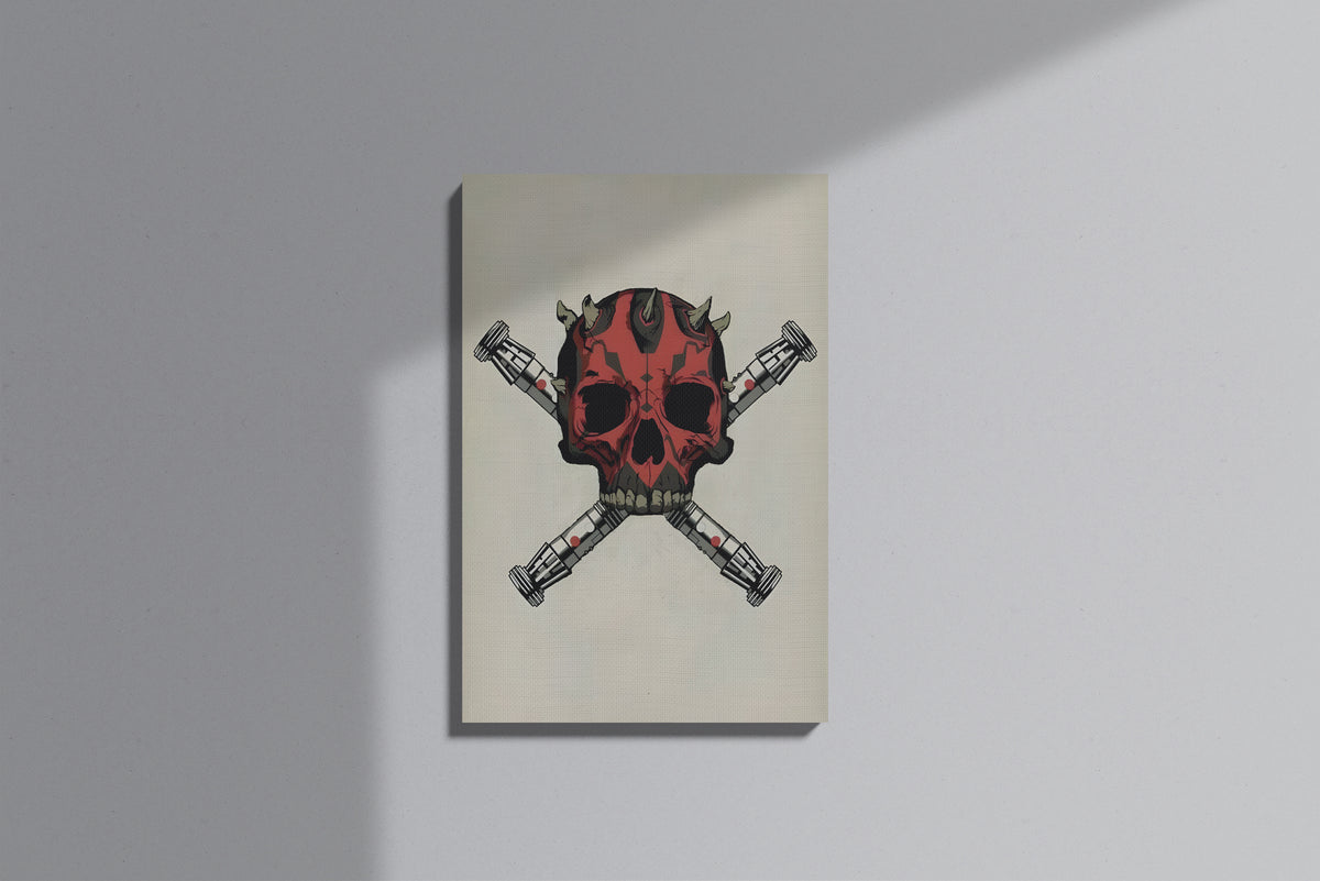 GeekCultcha Star Wars Darth Maul Premium Canvas Print