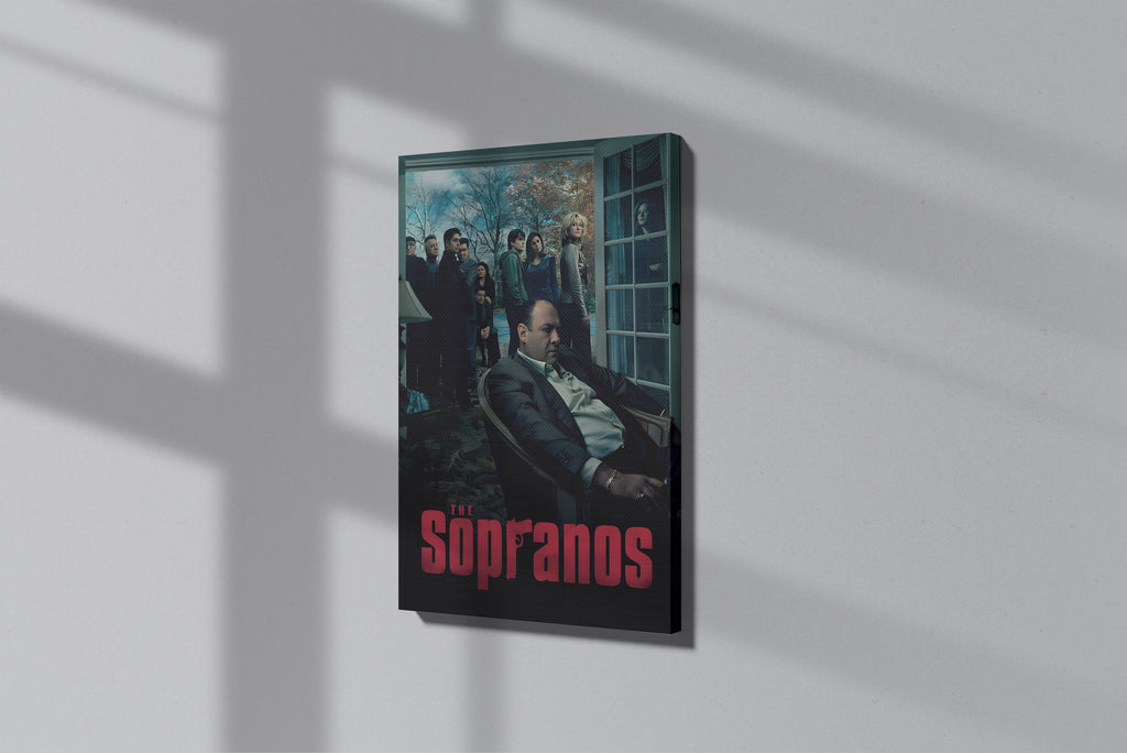 GeekCultcha Premium Canvas Painting with The Sopranos TV Series Theme