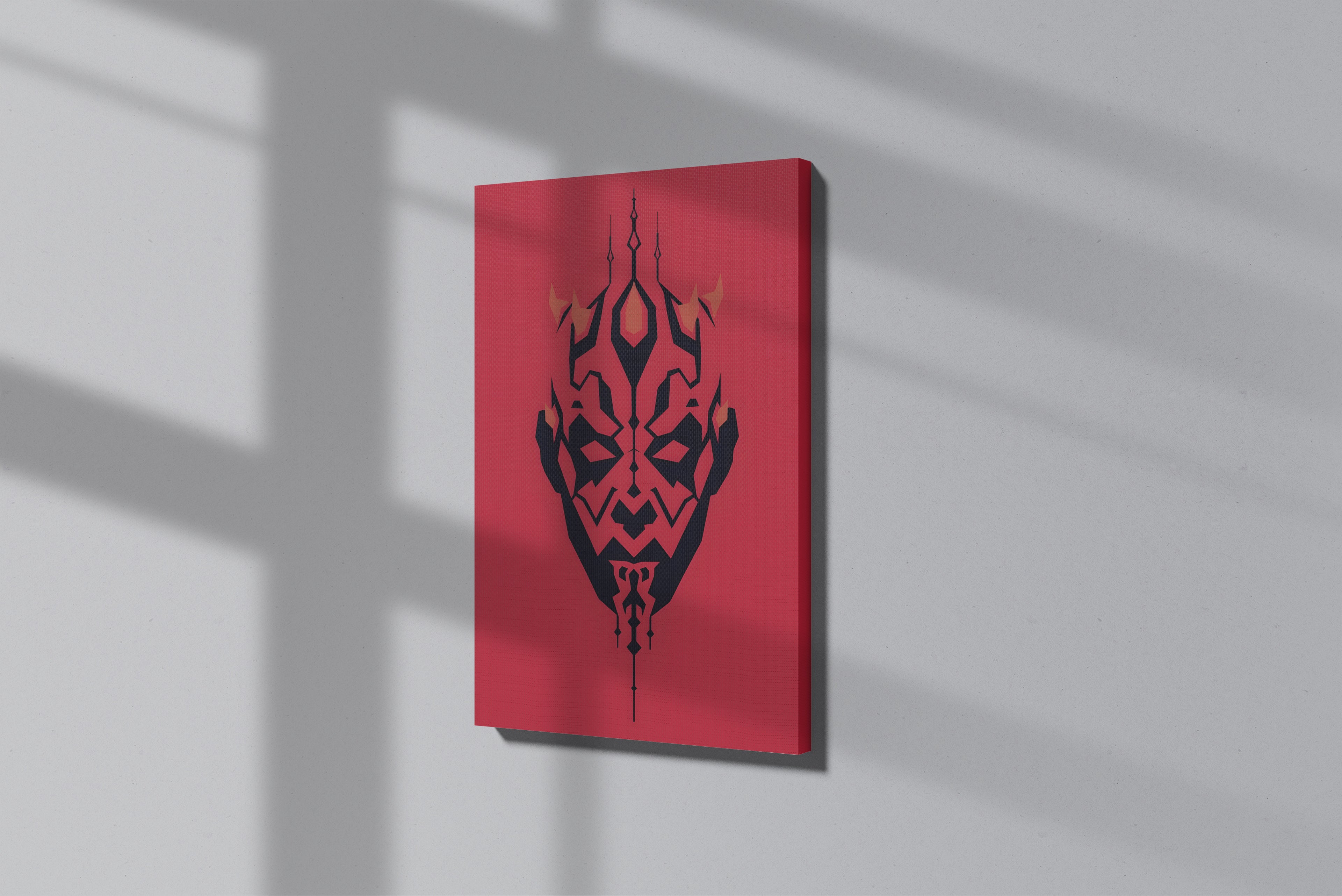 GeekCultcha Star Wars Darth Maul Premium Canvas Print