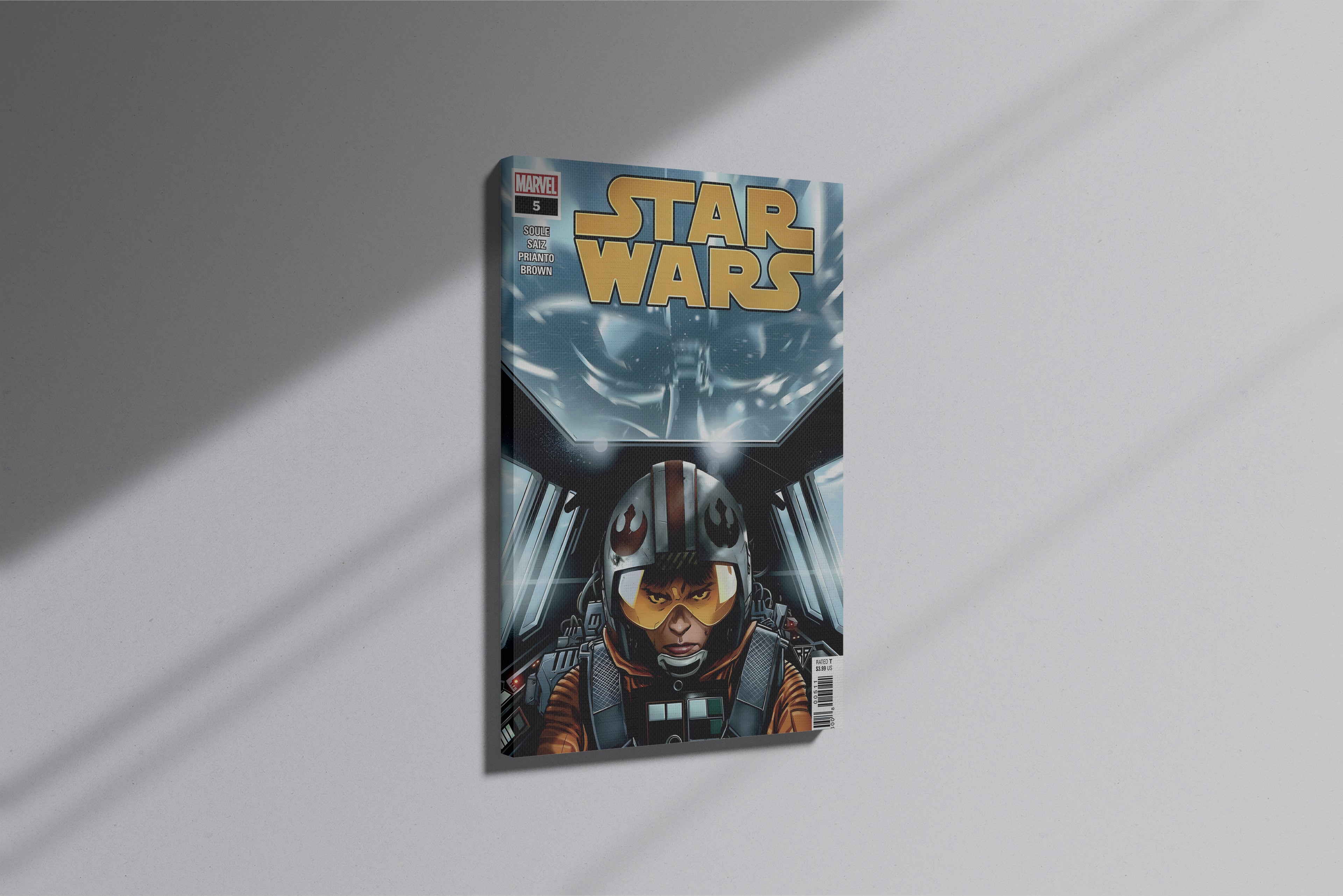 GeekCultcha Star Wars Luke Skywalker Premium Canvas Print