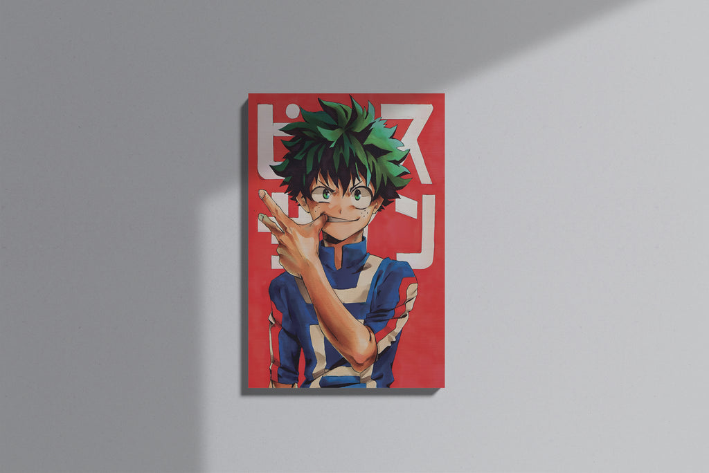 GeekCultcha My Hero Academia Deku Premium Canvas Print