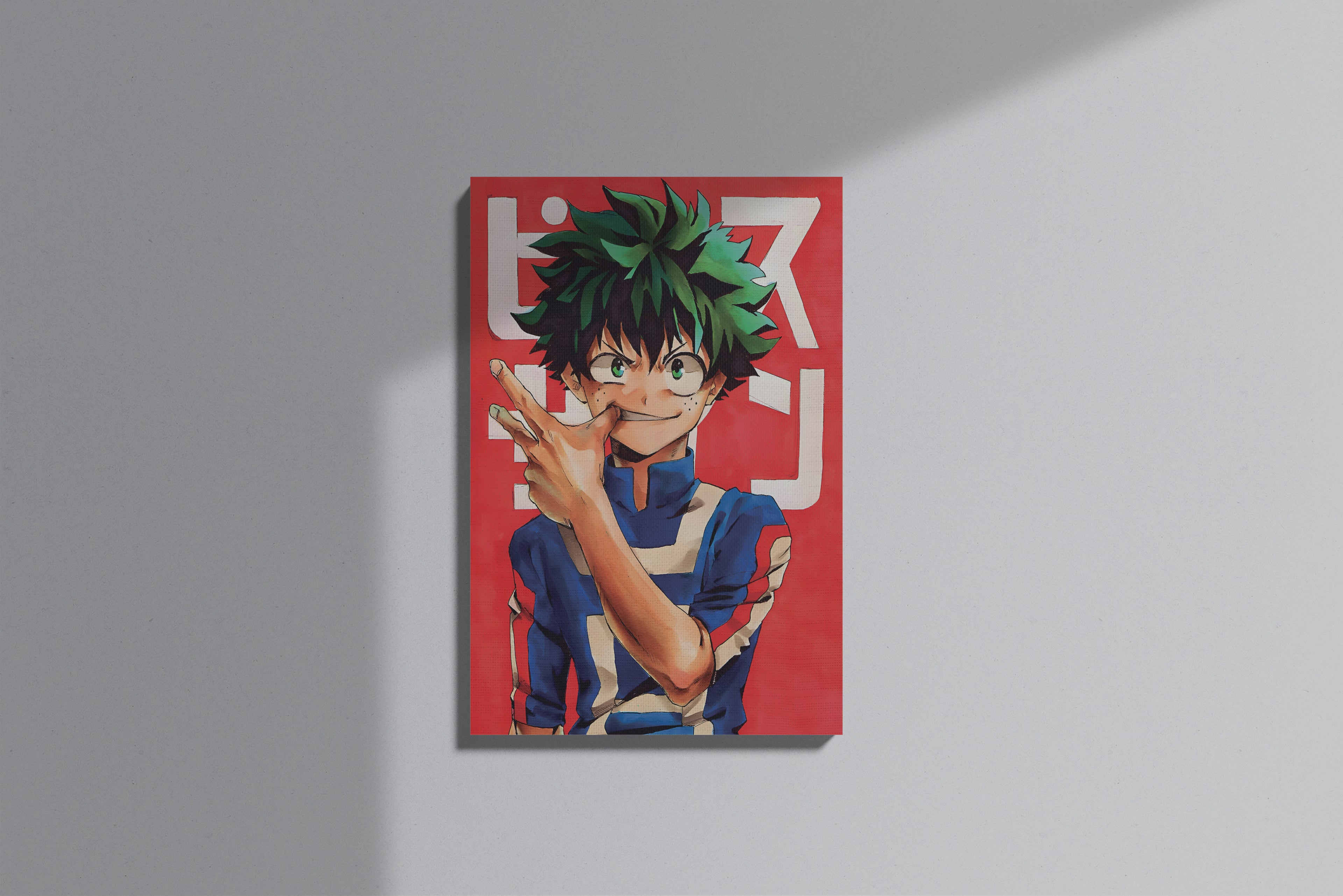 GeekCultcha My Hero Academia Deku Premium Canvas Print