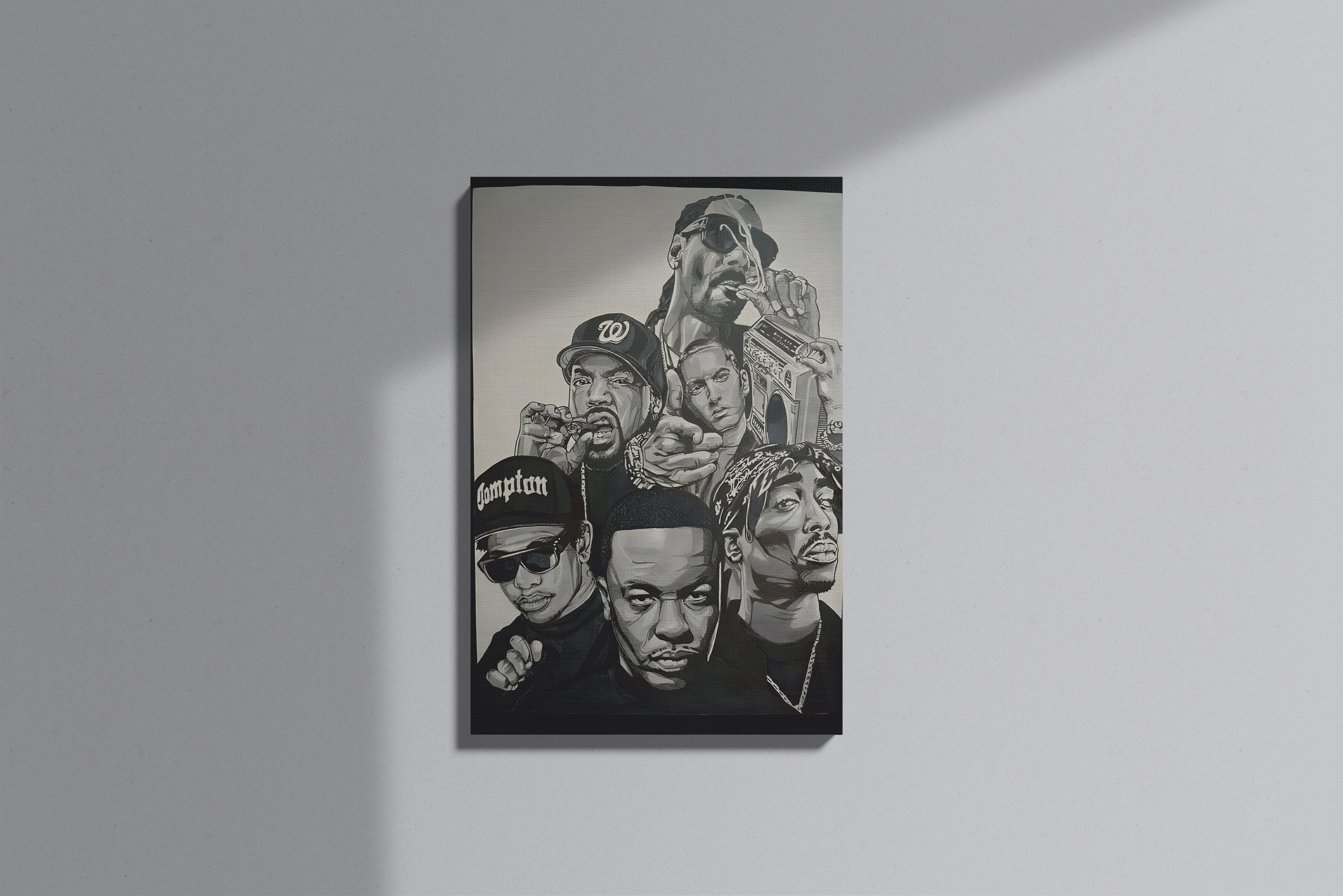 GeekCultcha Hip-Hop Icons Canvas Painting