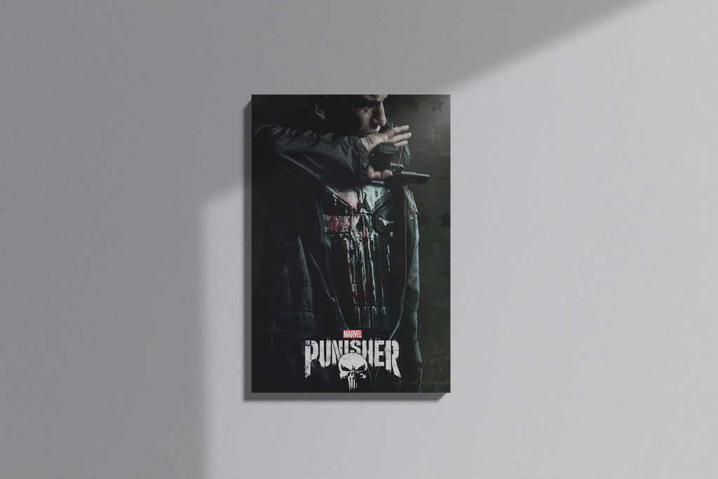 GeekCultcha Marvel The Punisher Premium Canvas Print