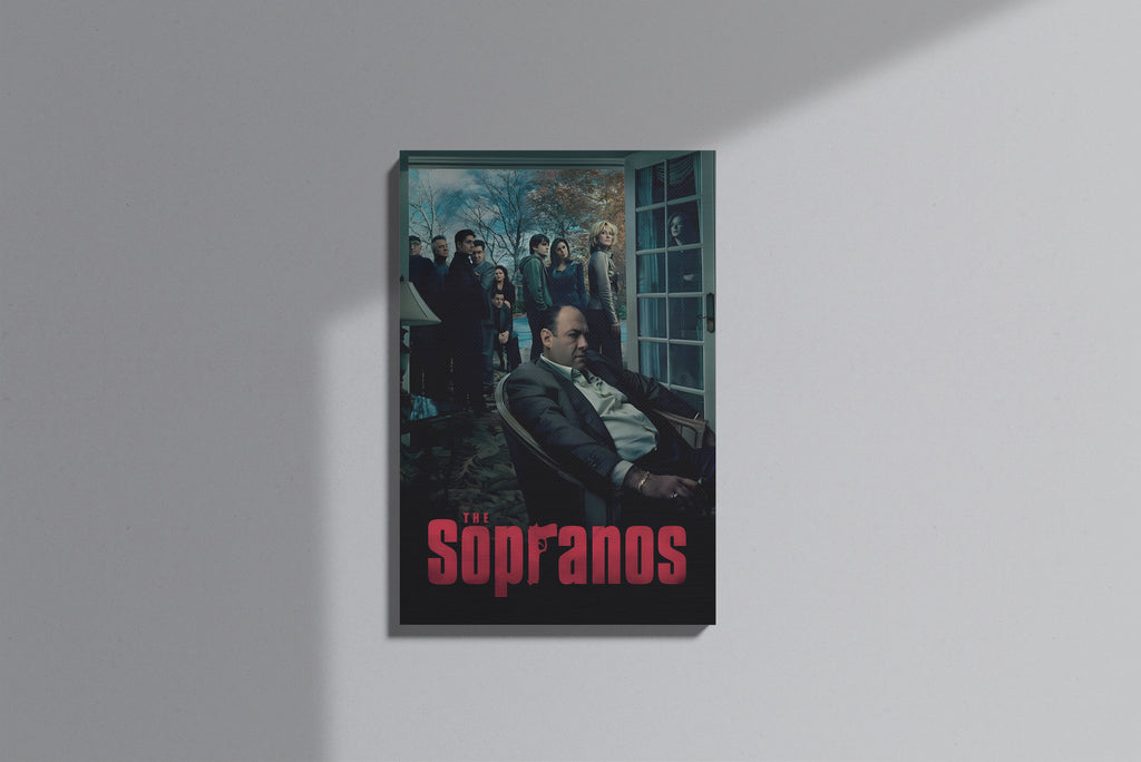 GeekCultcha Premium Canvas Painting with The Sopranos TV Series Theme