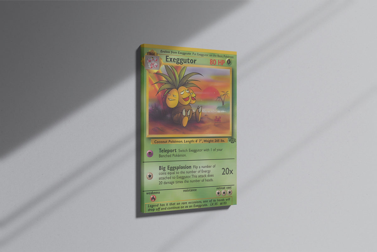 GeekCultcha Pokémon Exeggutor Premium Canvas Print