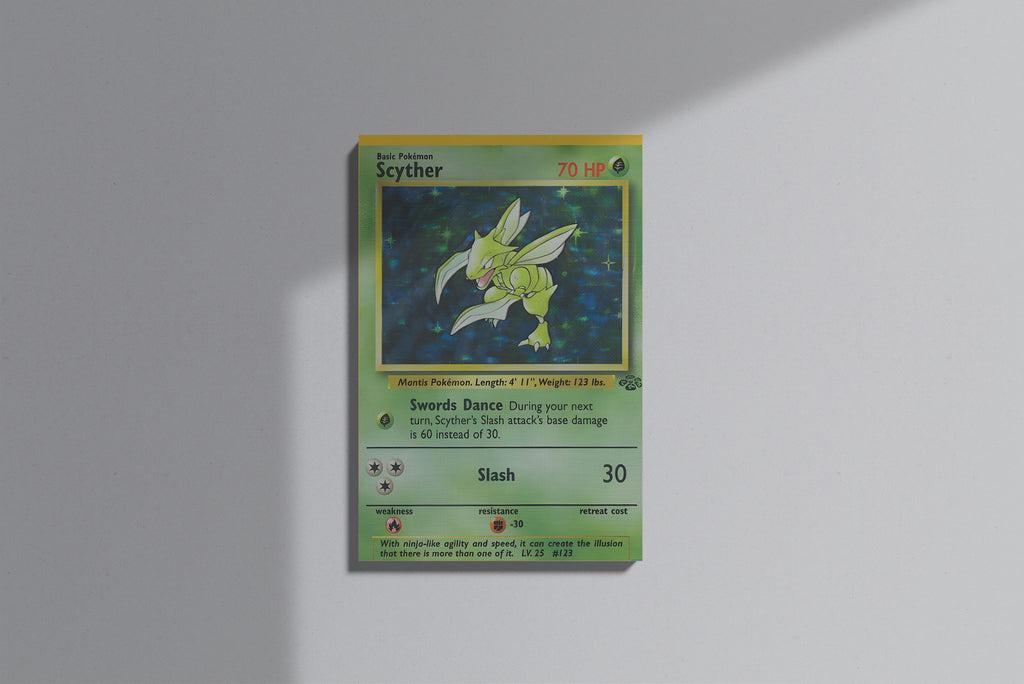 GeekCultcha Pokémon Scyther Premium Canvas Print