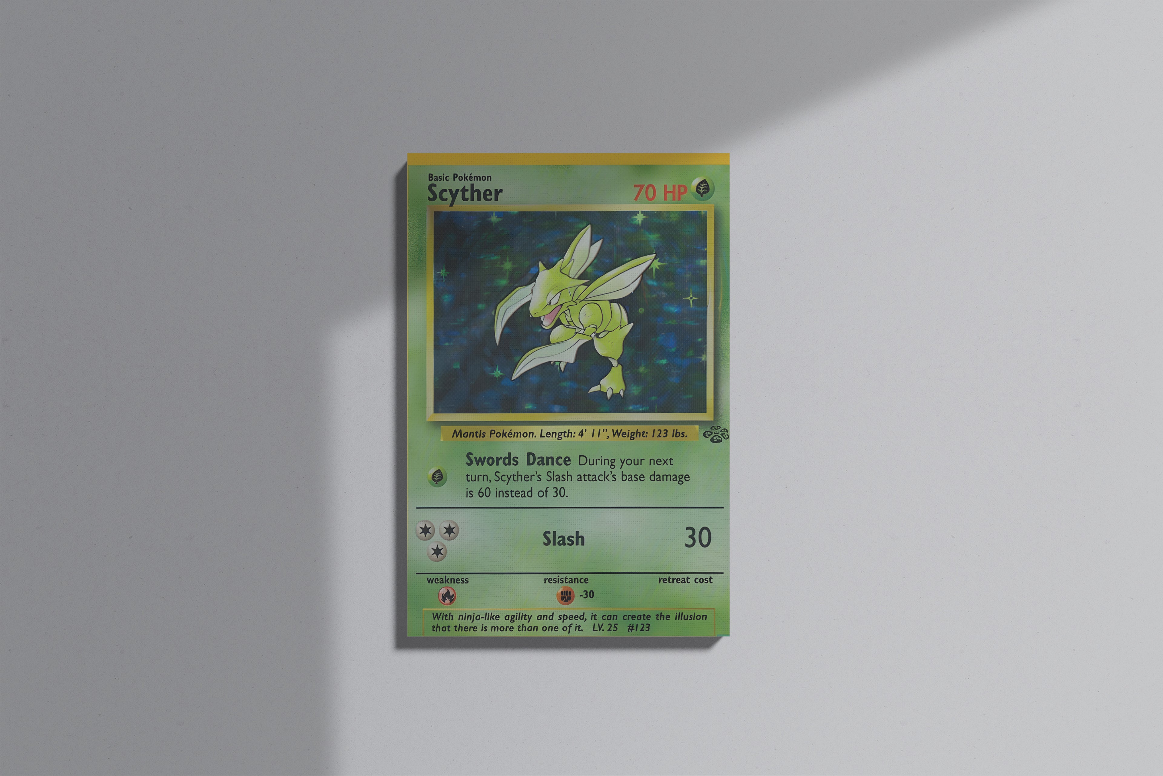 GeekCultcha Pokémon Scyther Premium Canvas Print