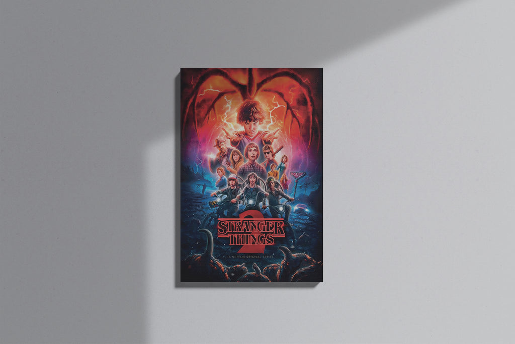GeekCultcha Stranger Things 2 Premium Canvas Print
