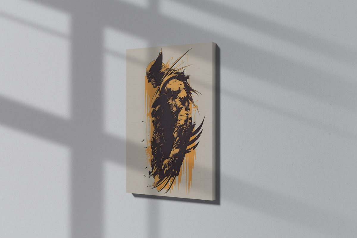 GeekCultcha Marvel Wolverine Premium Canvas Print