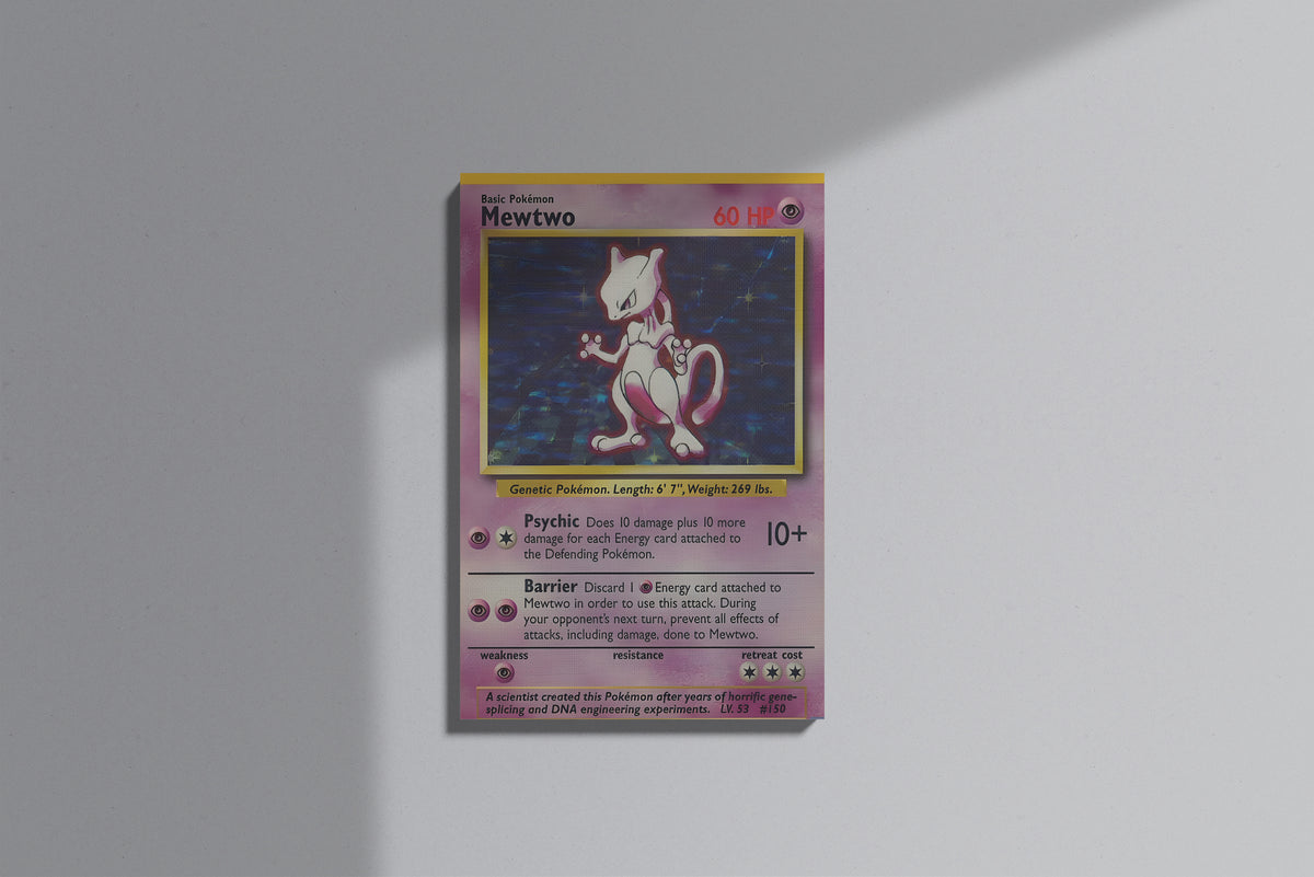 GeekCultcha Pokémon Mewtwo Premium Canvas Print