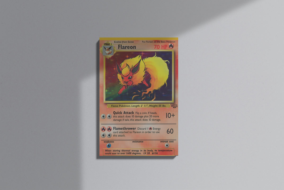 GeekCultcha Pokémon Flareon Premium Canvas Print