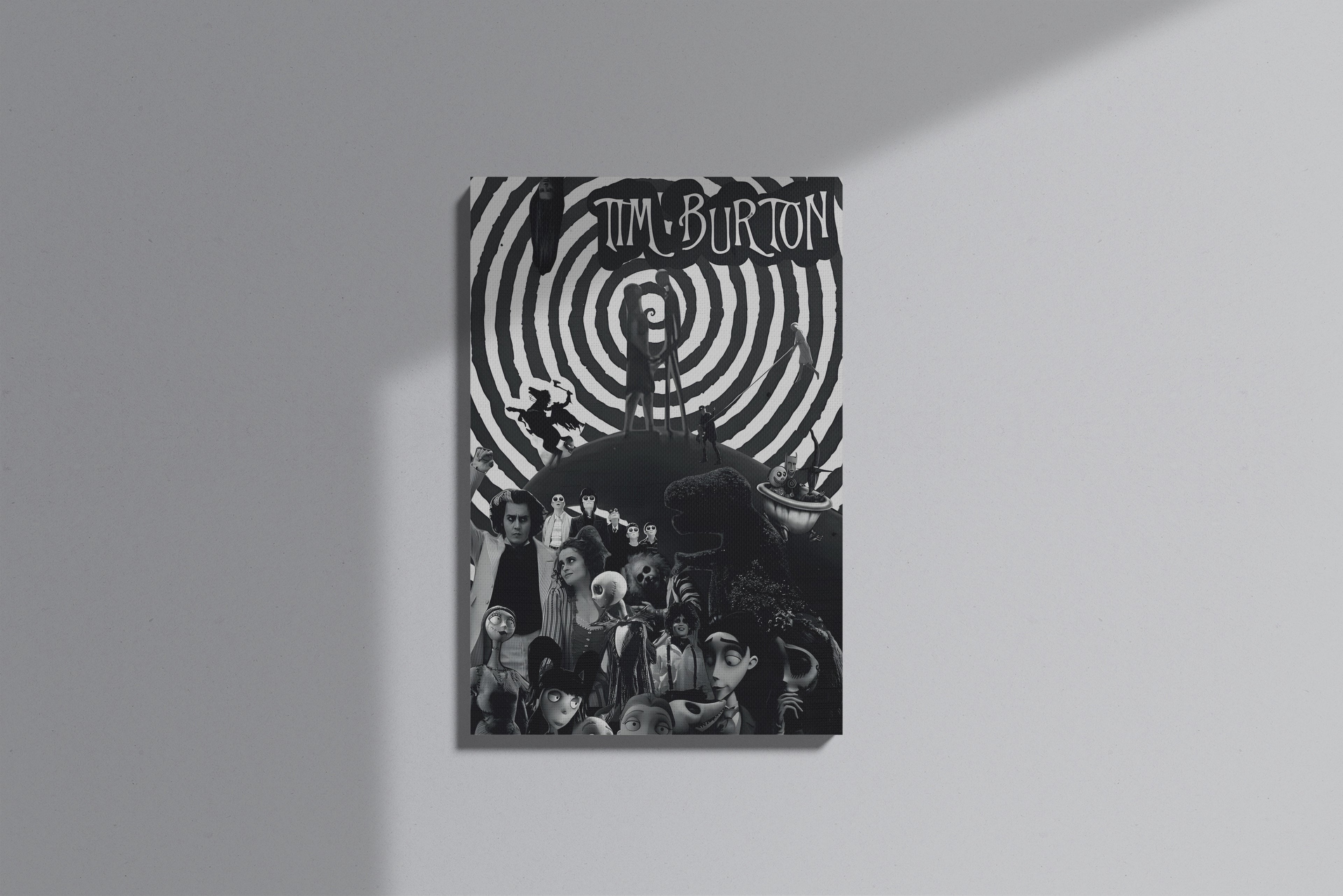 GeekCultcha Tim Burton Collection Canvas Print