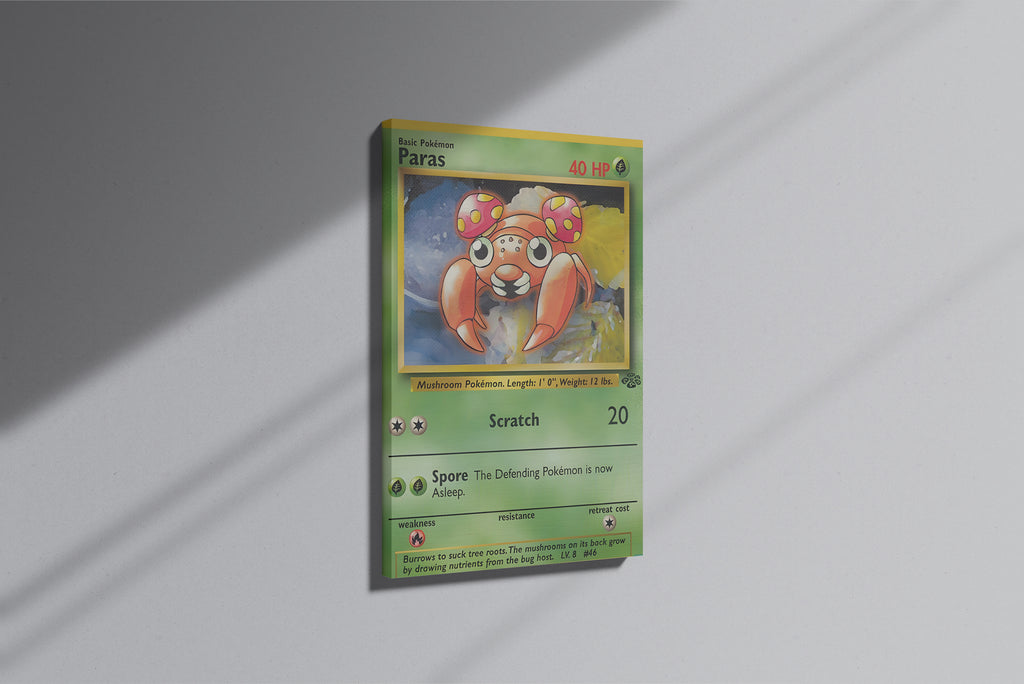 GeekCultcha Pokémon Paras Premium Canvas Print
