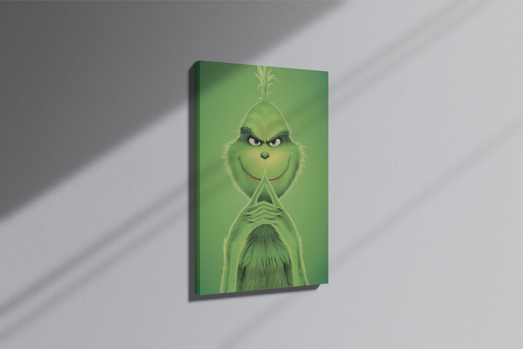 GeekCultcha Dr. Seuss The Grinch Premium Canvas Print