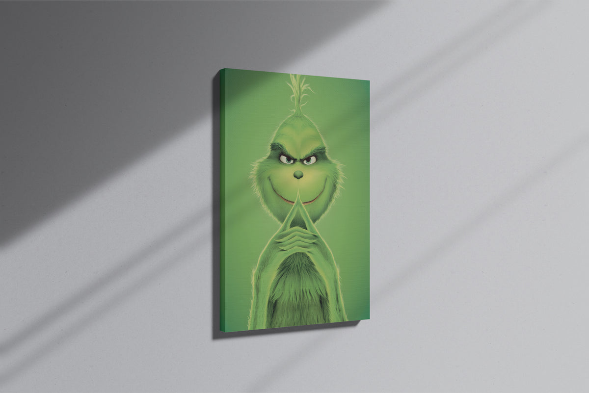 GeekCultcha Dr. Seuss The Grinch Premium Canvas Print