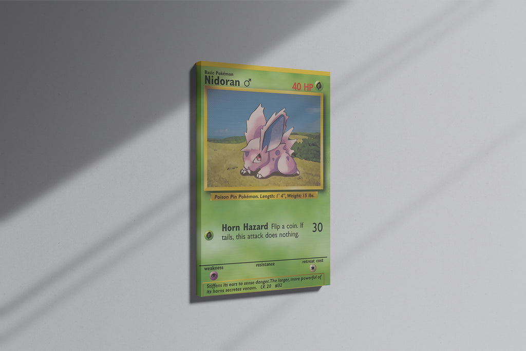 GeekCultcha Pokémon Nidoran Premium Canvas Print
