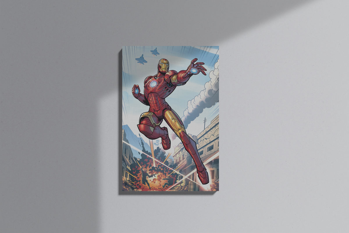 GeekCultcha Marvel Iron Man Premium Canvas Print