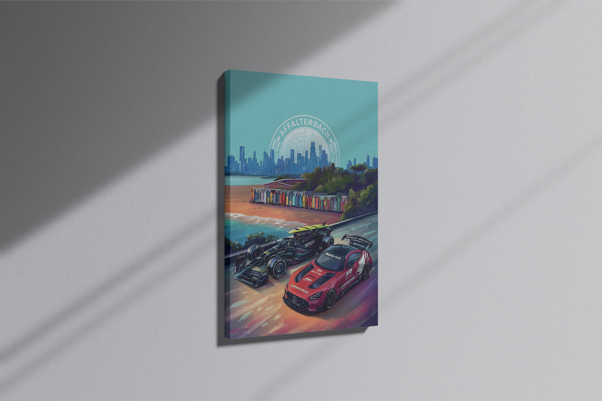 GeekCultcha Mercedes Amg Petronas Formula 1 Premium Canvas Print