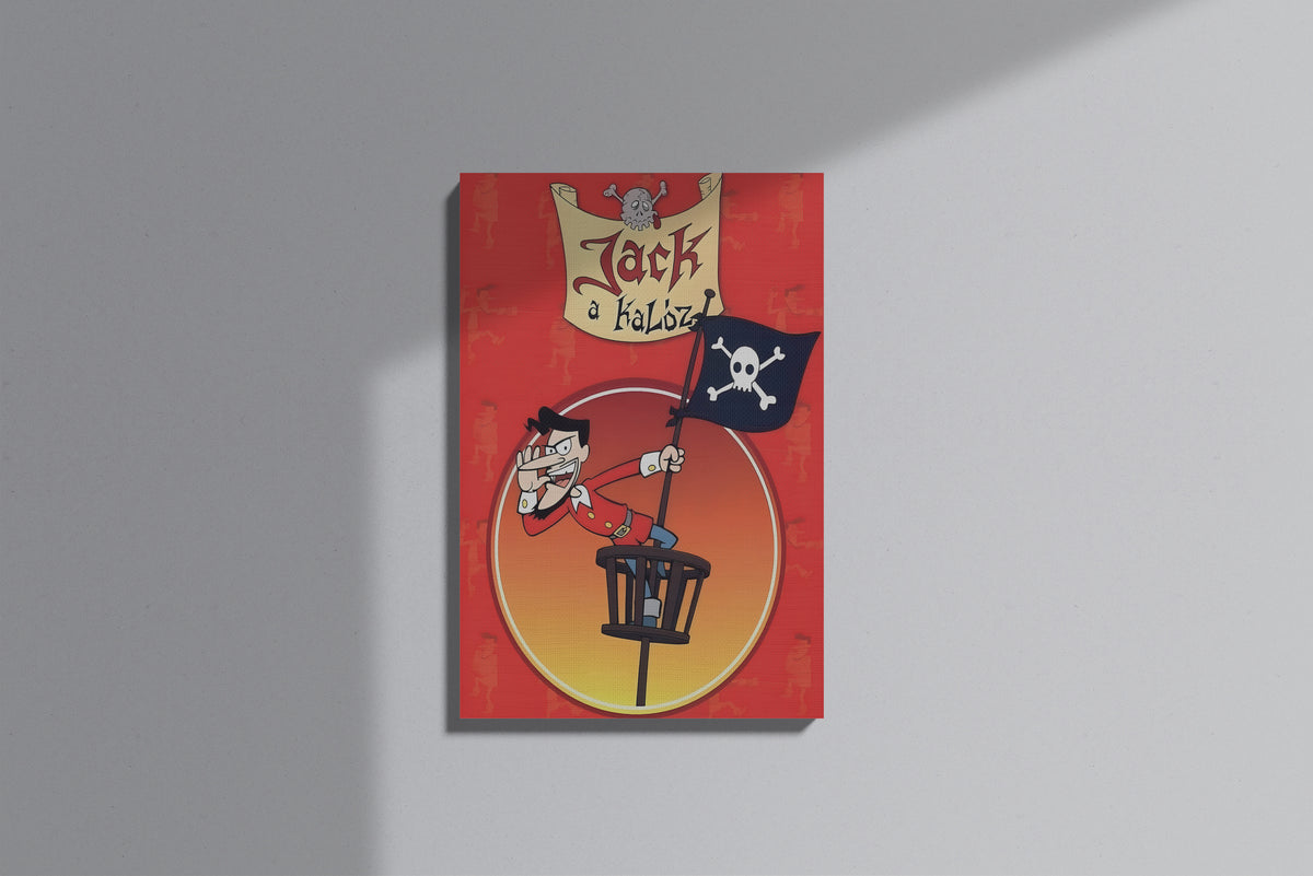 GeekCultcha Jack a Kalóz Themed Premium Canvas Print