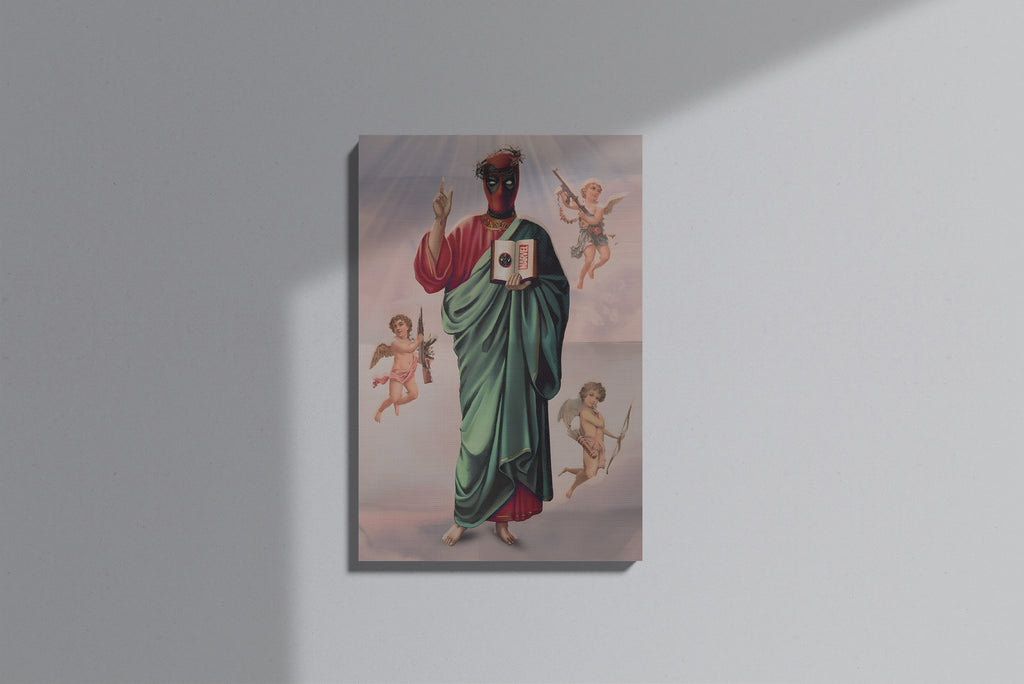 GeekCultcha Marvel Deadpool Artistic Premium Canvas Painting