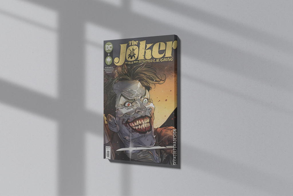 GeekCultcha DC Comics Joker Premium Canvas Painting Dynamic Design
