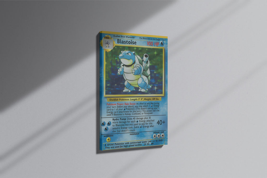 GeekCultcha Pokémon Blastoise Premium Canvas Print