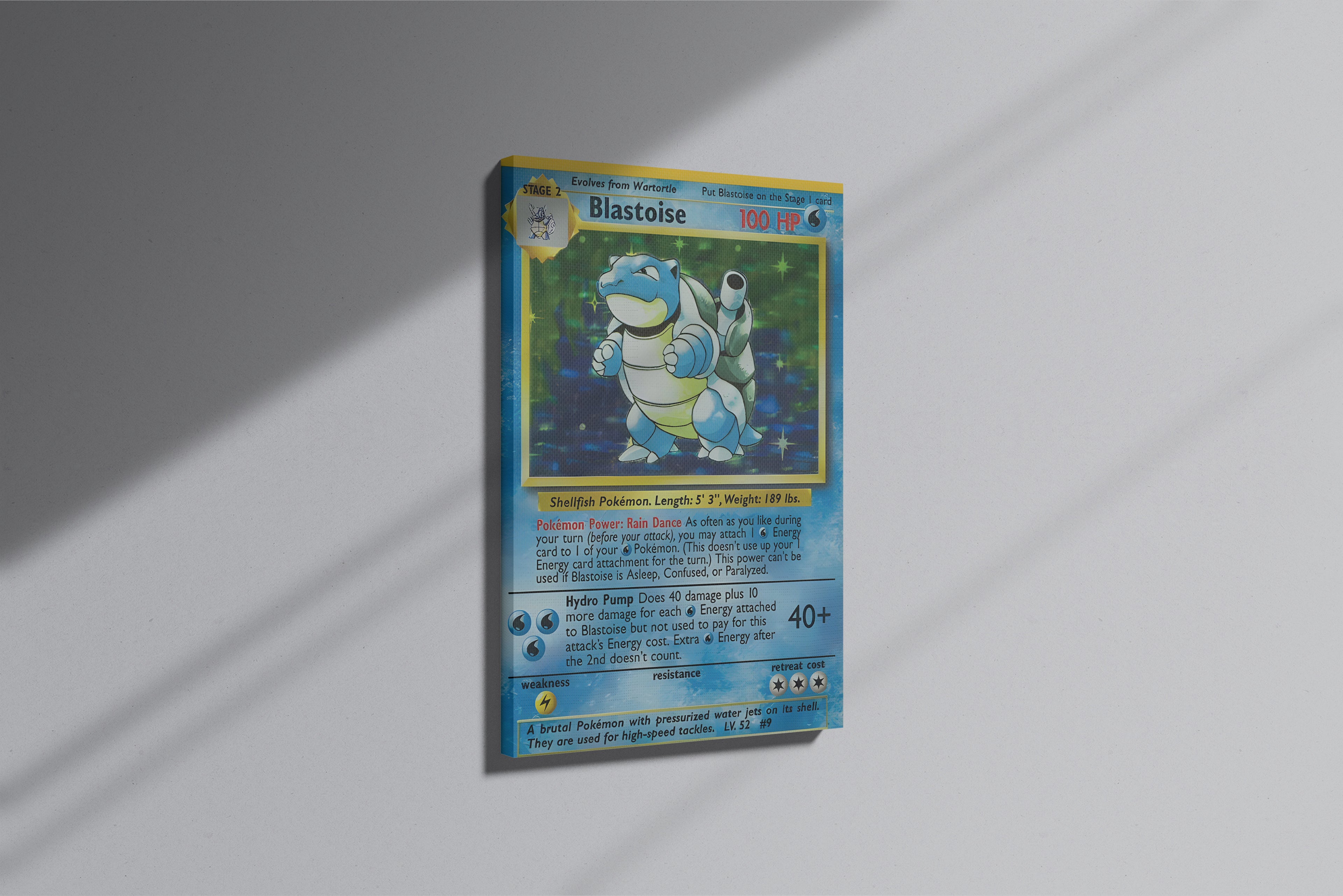 GeekCultcha Pokémon Blastoise Premium Canvas Print
