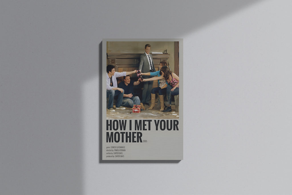 GeekCultcha How I Met Your Mother TV Series Premium Canvas Print