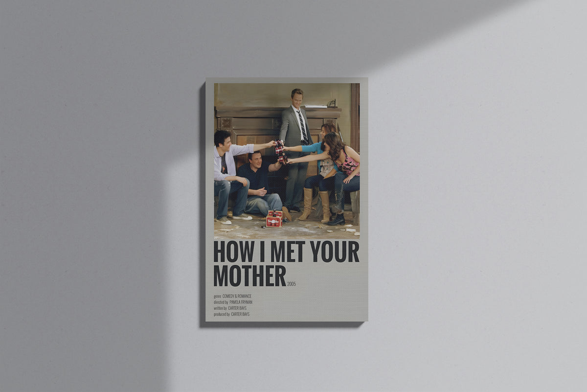 GeekCultcha How I Met Your Mother TV Series Premium Canvas Print