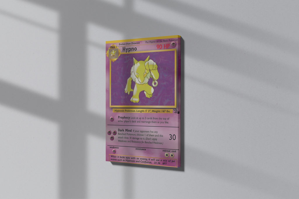 GeekCultcha Pokémon Hypno Premium Canvas Print