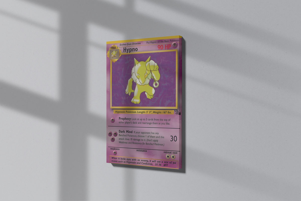 GeekCultcha Pokémon Hypno Premium Canvas Print