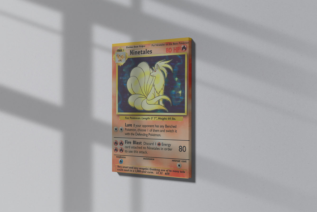 GeekCultcha Pokémon Ninetales Premium Canvas Print