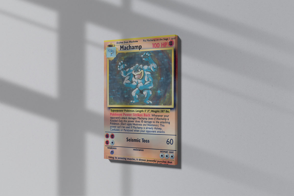 GeekCultcha Pokémon Machamp Premium Canvas Print