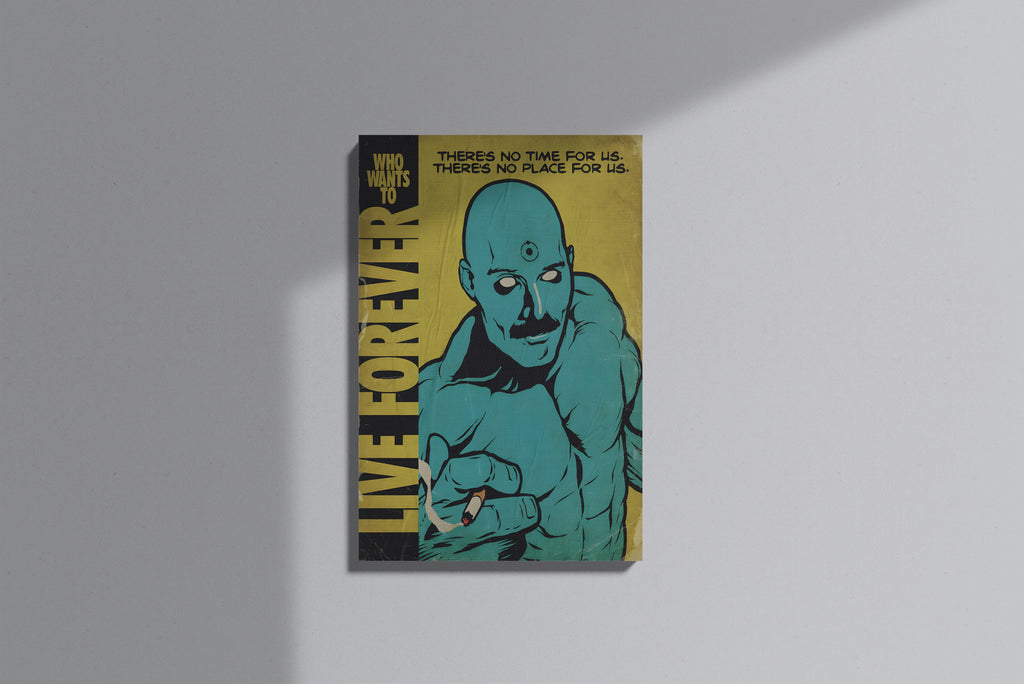 GeekCultcha Watchmen Dr. Manhattan Premium Canvas Print