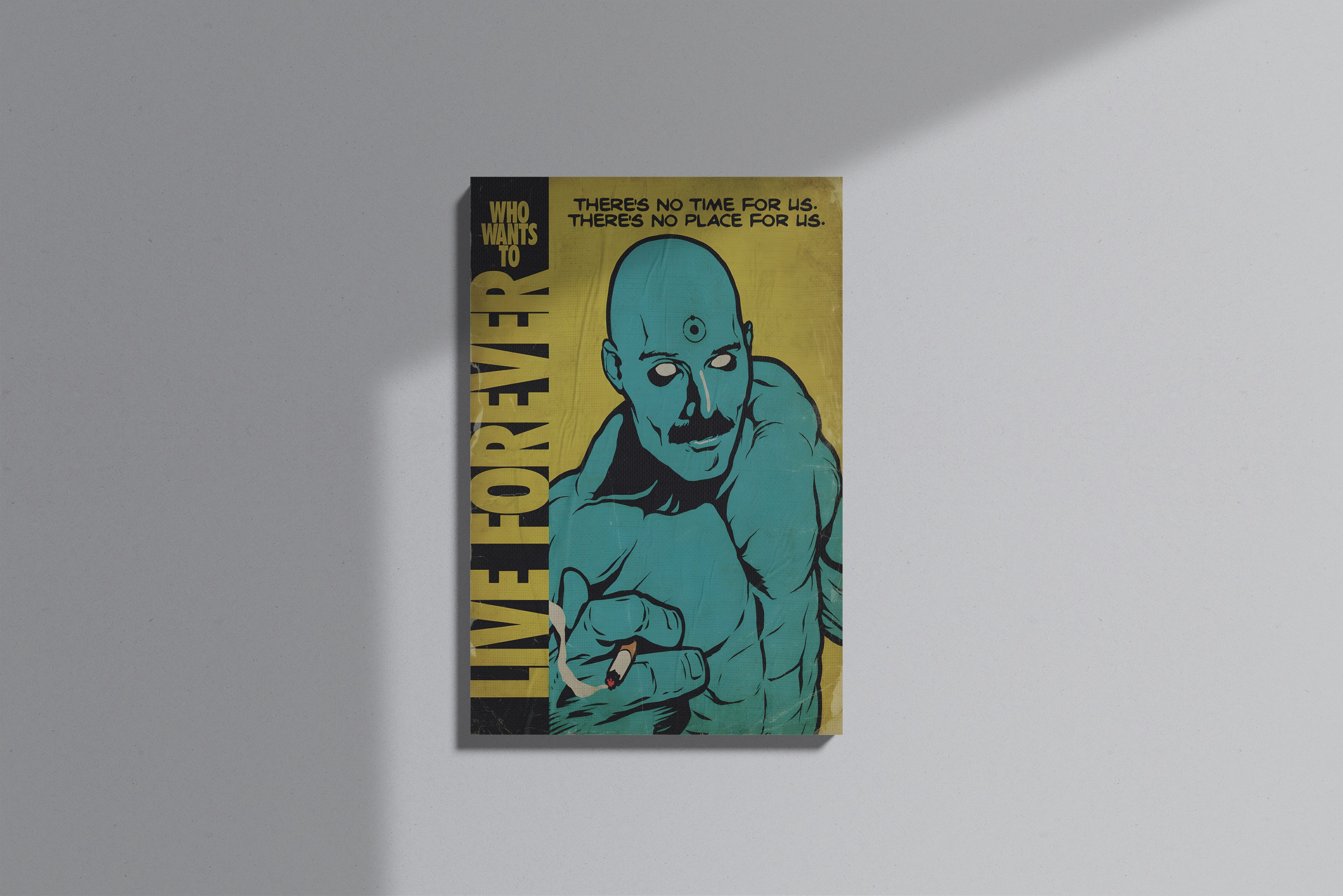 GeekCultcha Watchmen Dr. Manhattan Premium Canvas Print