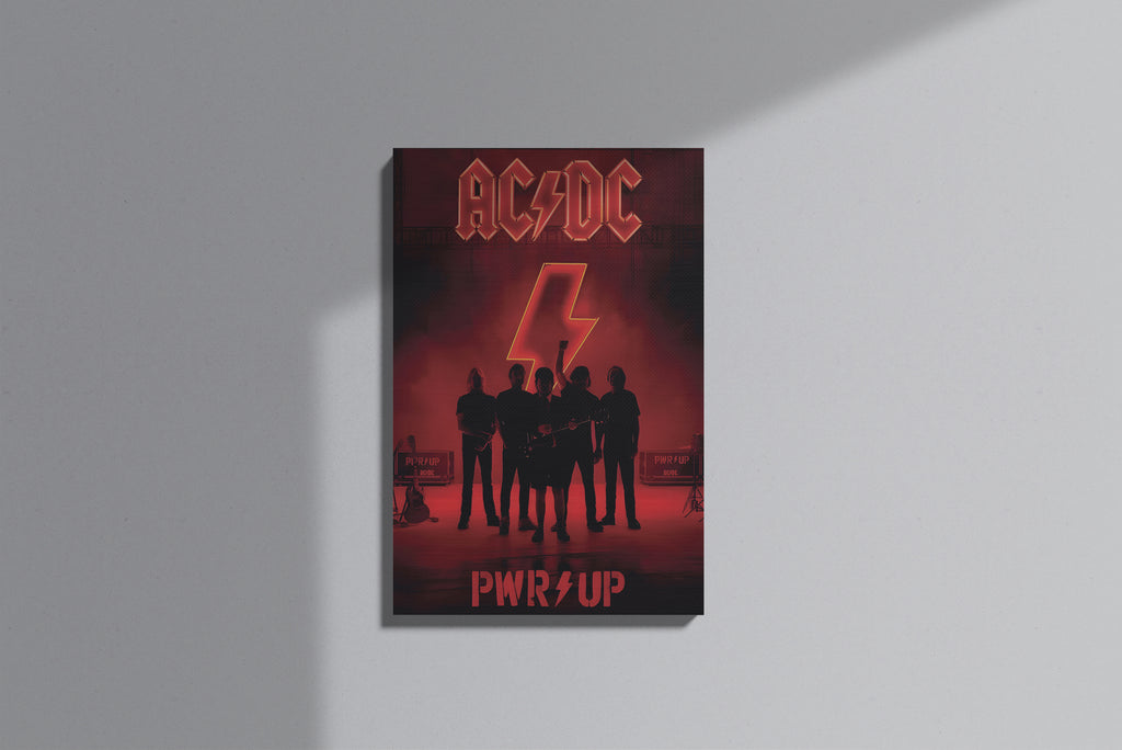 GeekCultcha AC/DC Power Up Premium Canvas Print