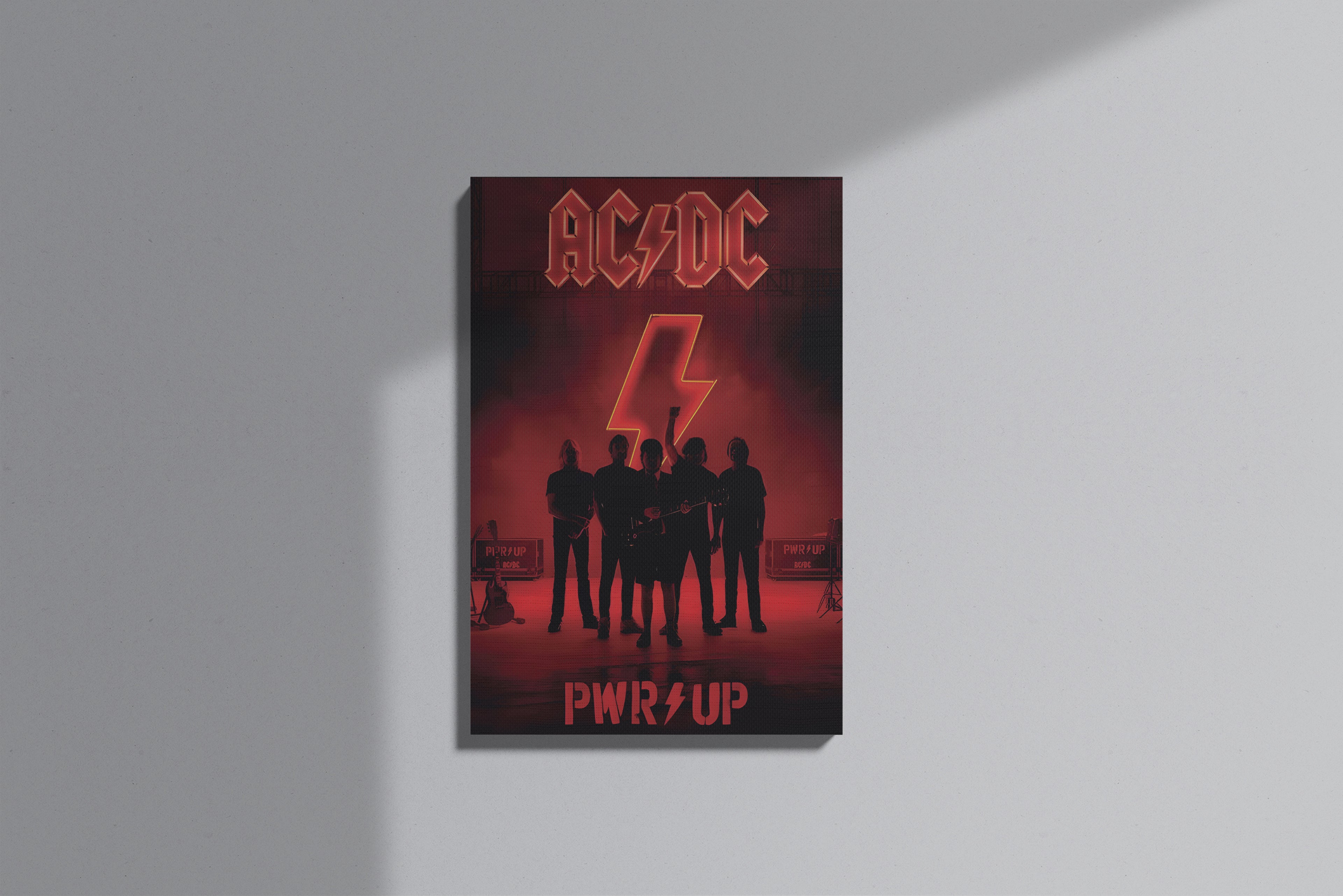 GeekCultcha AC/DC Power Up Premium Canvas Print