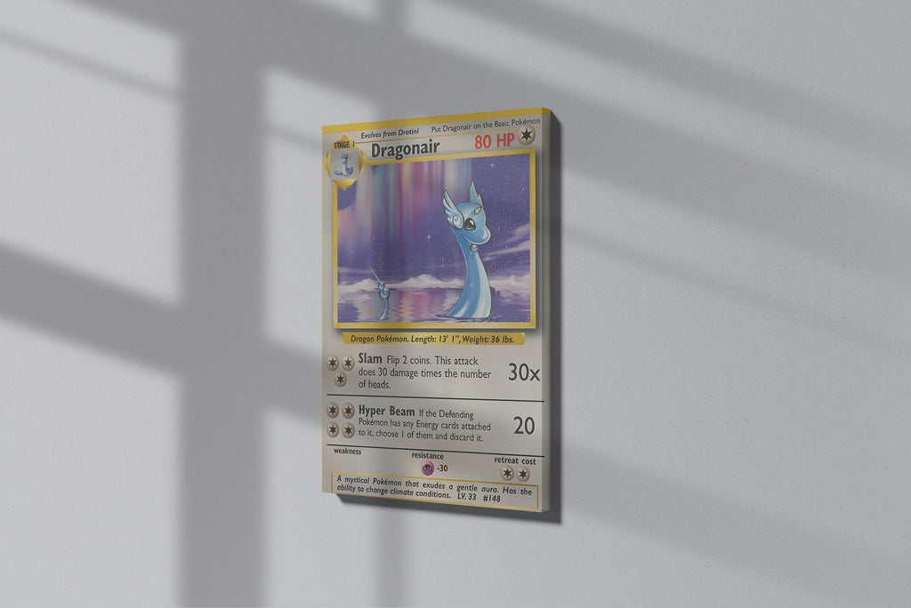 GeekCultcha Pokémon Dragonair Premium Canvas Print