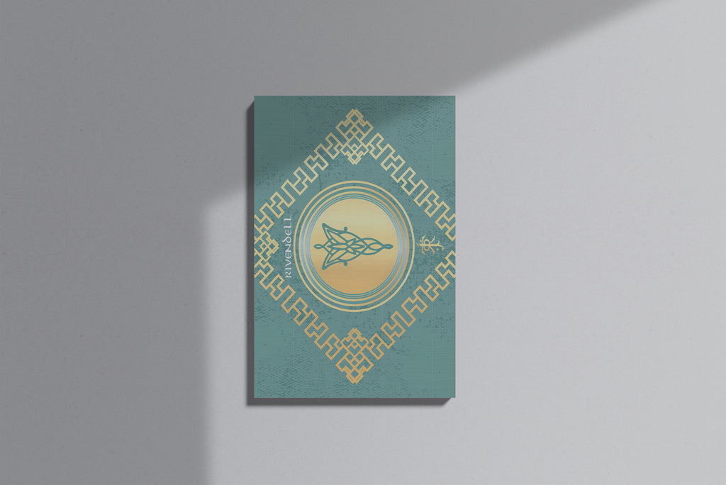 GeekCultcha Rivendell Themed Premium Canvas Painting
